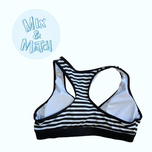 Quintsoul Racerback Striped Bikini Top - Picture 3 of 5